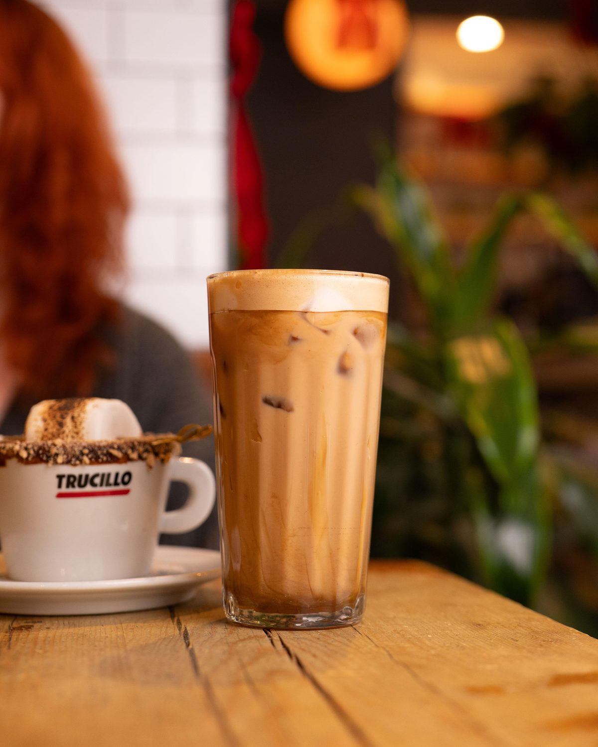 Iced Honey Oat Latte